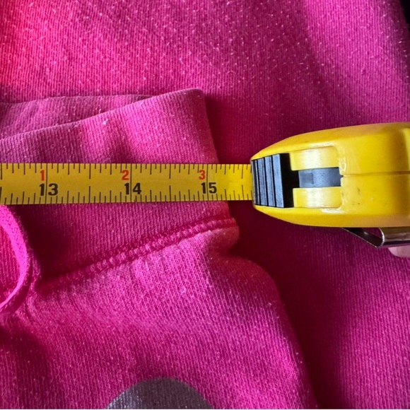 Pink Sweatpants with Rhinestone Logo - Picture 3 of 6